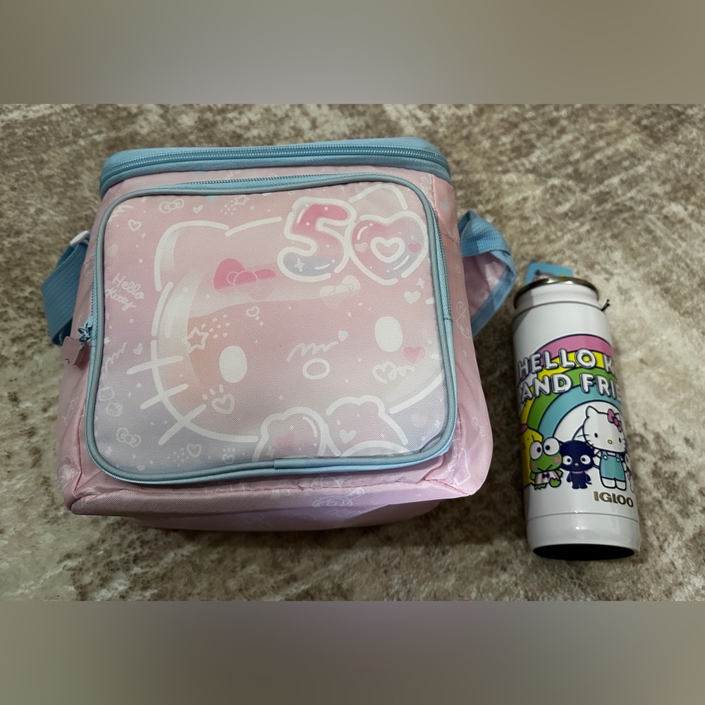 Hello Kitty Igloo lunch box and insulated cup 😍